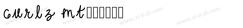 curlz mt常规字体转换